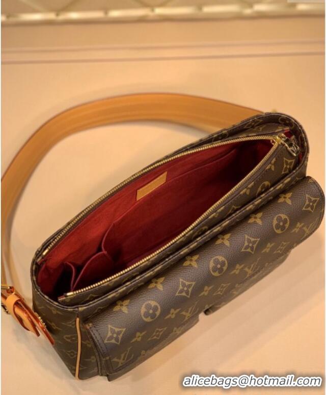 Top Grade Louis Vuitton Vintage Monogram Canvas Large Shoulder Bag M45468 2024