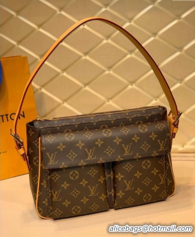 Top Grade Louis Vuitton Vintage Monogram Canvas Large Shoulder Bag M45468 2024