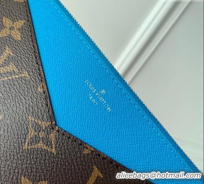 Good Quality Louis Vuitton Kirigami Organizer Pouch Set M12359 Gaston Blue 2024