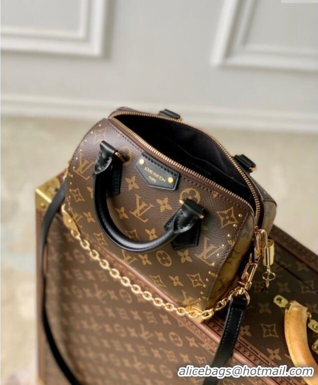 Reasonable Price Louis Vuitton Speedy Trunk 20 bag in Monogram canvas with Studs M13146 2024