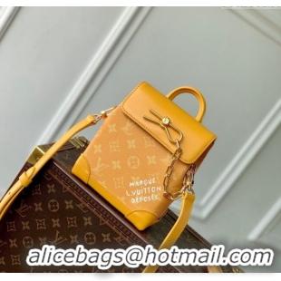 Well Crafted Louis Vuitton Mens Nano Steamer Mini Bag in Yellow Monogram Heritage Canvas M12655 2024