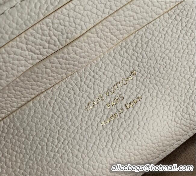 Promotional Louis Vuitton Nano Madeleine Top Handle Bag in Supple Grained Leather M12145 Cream White 2024