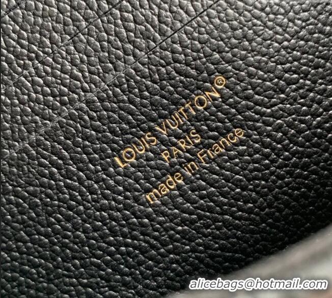 Top Design Louis Vuitton Nano Madeleine Top Handle Bag in Supple Grained Leather M12144 Black 2024