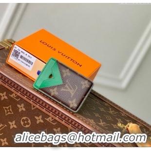 Pretty Style Louis Vuitton Porte-Cartes Magnet Card Holder M12855 Green 2024