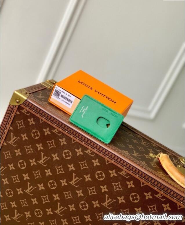 Pretty Style Louis Vuitton Porte-Cartes Magnet Card Holder M12855 Green 2024