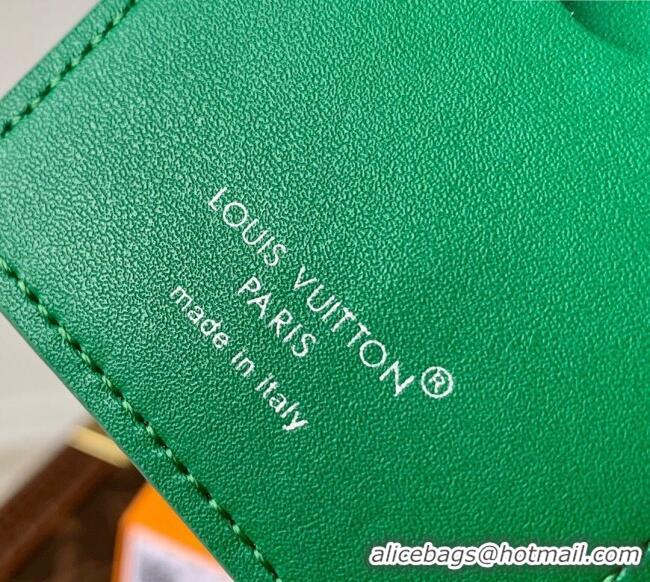 Pretty Style Louis Vuitton Porte-Cartes Magnet Card Holder M12855 Green 2024