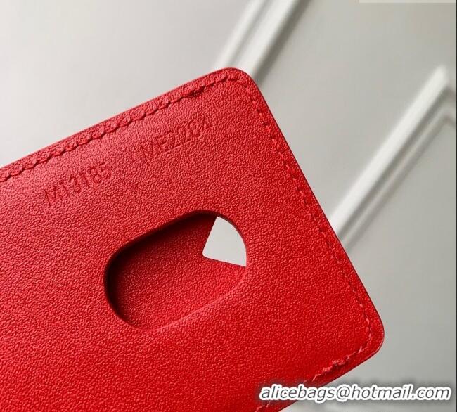 Best Price Louis Vuitton Porte-Cartes Magnet Card Holder M12856 Bright Red 2024