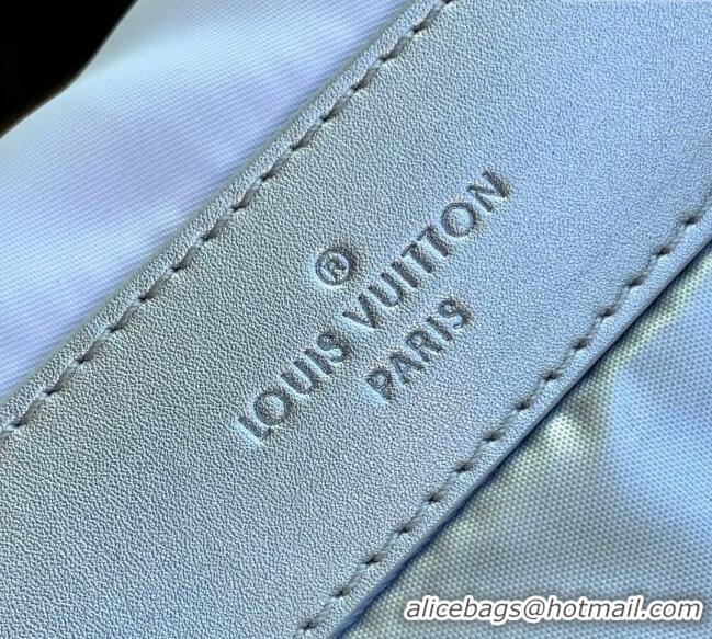 Super Quality Louis Vuitton OnTheGo MM Tote Bag in Frost Gradient Silver Monogram Nylon M11847 2024