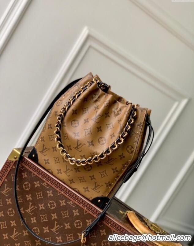 Pretty Style Louis Vuitton Noe Trunk PM Bucket Bag in Monogram Canvas M13324 Monogram Reverse Cruise 2025