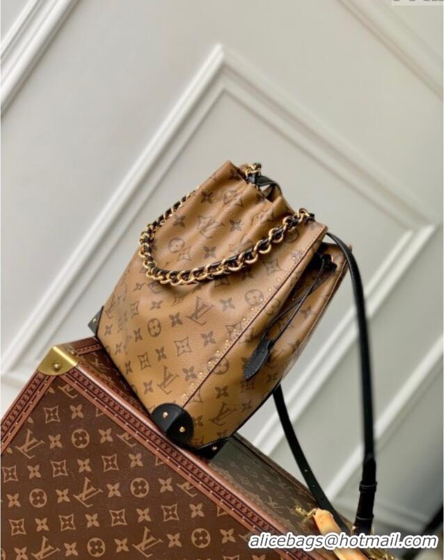 Pretty Style Louis Vuitton Noe Trunk PM Bucket Bag in Monogram Canvas M13324 Monogram Reverse Cruise 2025