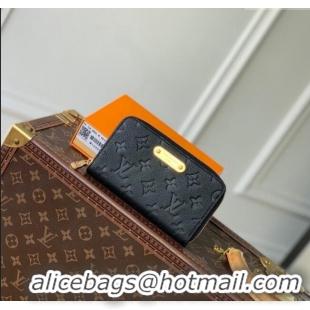 Top Grade Louis Vuitton Margot Wallet in Black Supple Leather M12425 2024