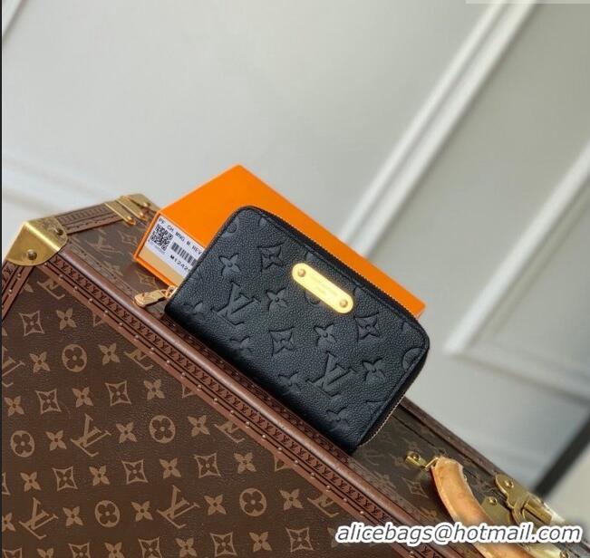 Top Grade Louis Vuitton Margot Wallet in Black Supple Leather M12425 2024