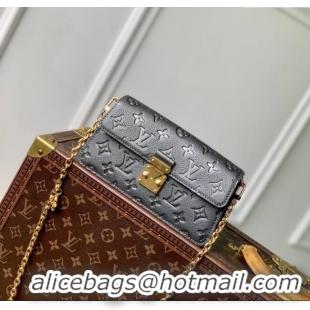 New Fashion Louis Vuitton Wallet On Chain Métis Mini Bag in Monogram Empreinte Leather M12716 Gun Metal 2024