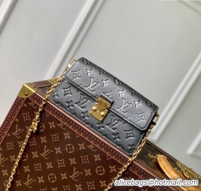 New Fashion Louis Vuitton Wallet On Chain Métis Mini Bag in Monogram Empreinte Leather M12716 Gun Metal 2024