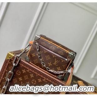 Top Grade Louis Vuitton Mini Soft Trunk Bag in Monogram Canvas /Silver M12767 2024