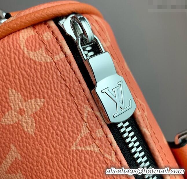 Grade Quality Louis Vuitton Keepall Bandouliere 25 Bag in Monogram Canvas M31044 Orange 2024