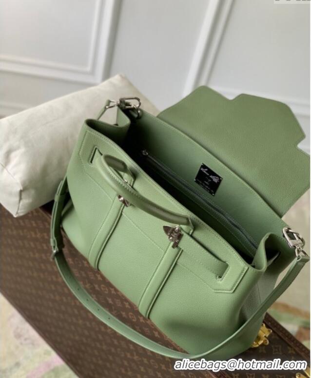 Good Taste Louis Vuitton Georges Tote MM bag in Calfskin M23154 Green 2024