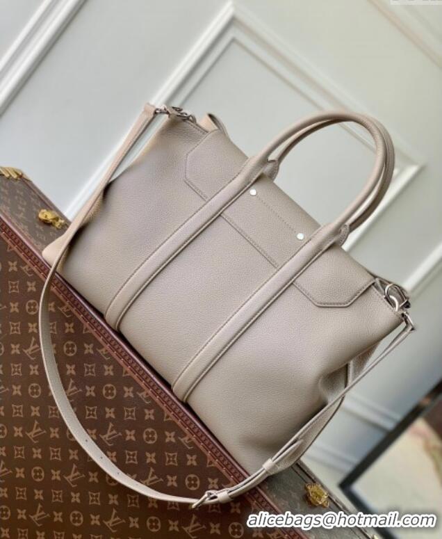 Grade Quality Louis Vuitton Georges Tote MM bag in Calfskin M11664 Grey 2024