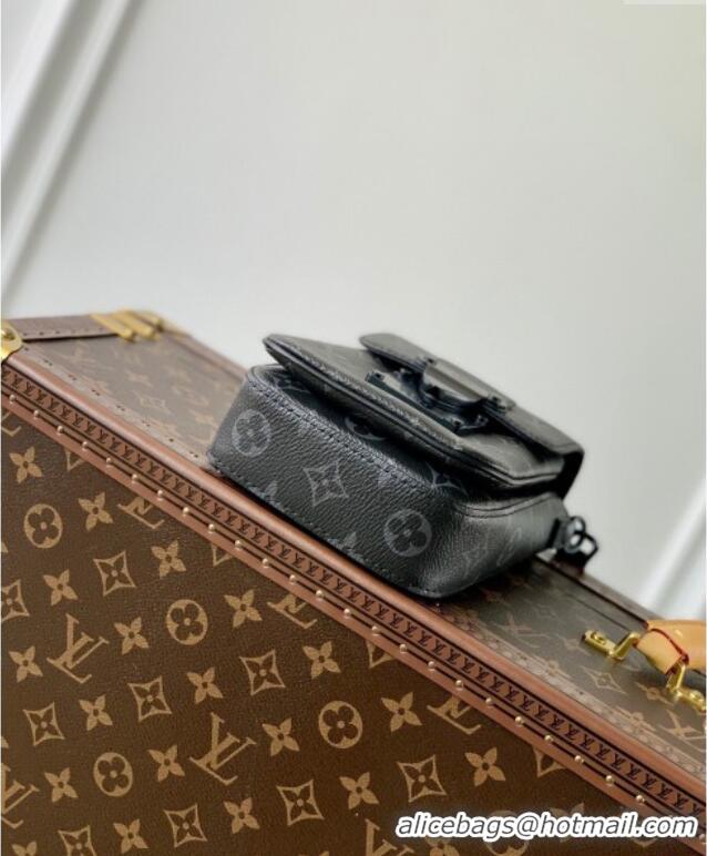 Buy Discount Louis Vuitton S-Lock Vertical Wearable Wallet in Black Monogram Canvas M81522 2024