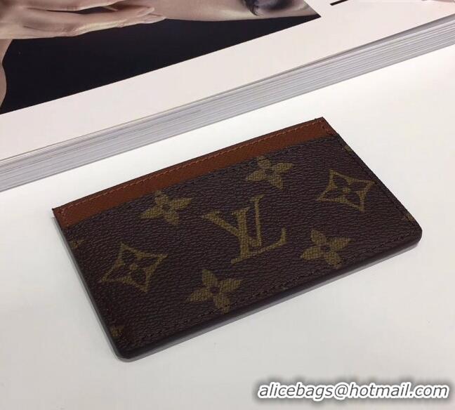 Trendy Design Louis Vuitton Card Holder Wallet M60703 Brown Monogram Canvas 2024