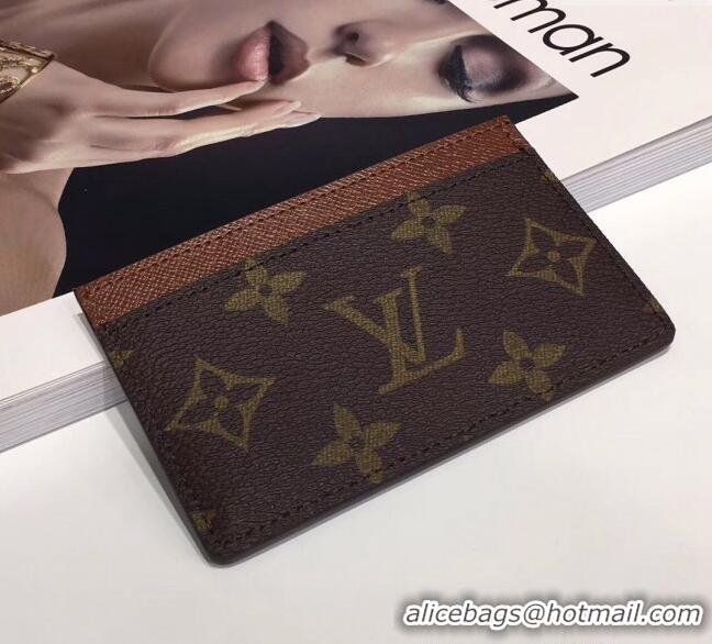 Trendy Design Louis Vuitton Card Holder Wallet M60703 Brown Monogram Canvas 2024