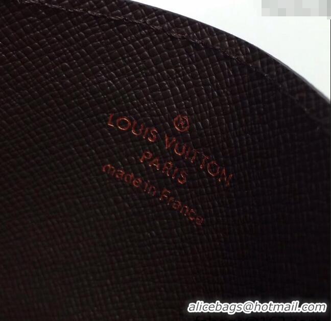 Good Taste Famous Brand Louis Vuitton Card Holder Wallet in Damier Ebene Canvas N60703 2024