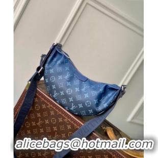 Famous Brand Louis Vuitton Hamac Hobo Bag PM in Navy Blue Monogram Gradient Canvas M11594 2024