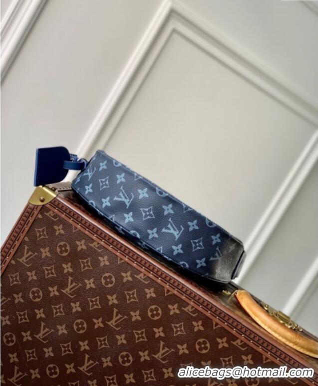 Famous Brand Louis Vuitton Hamac Hobo Bag PM in Navy Blue Monogram Gradient Canvas M11594 2024