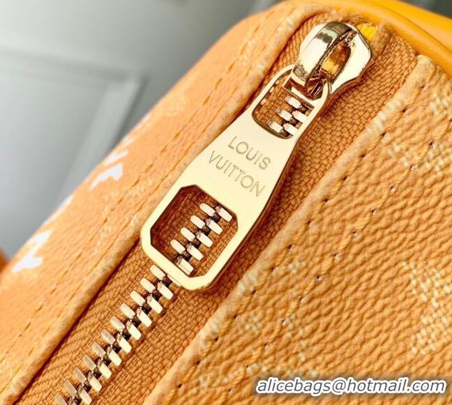 Famous Brand Louis Vuitton Keepall Bandouliere 25 Bag in Yellow Monogram Heritage Canvas M13166 2024