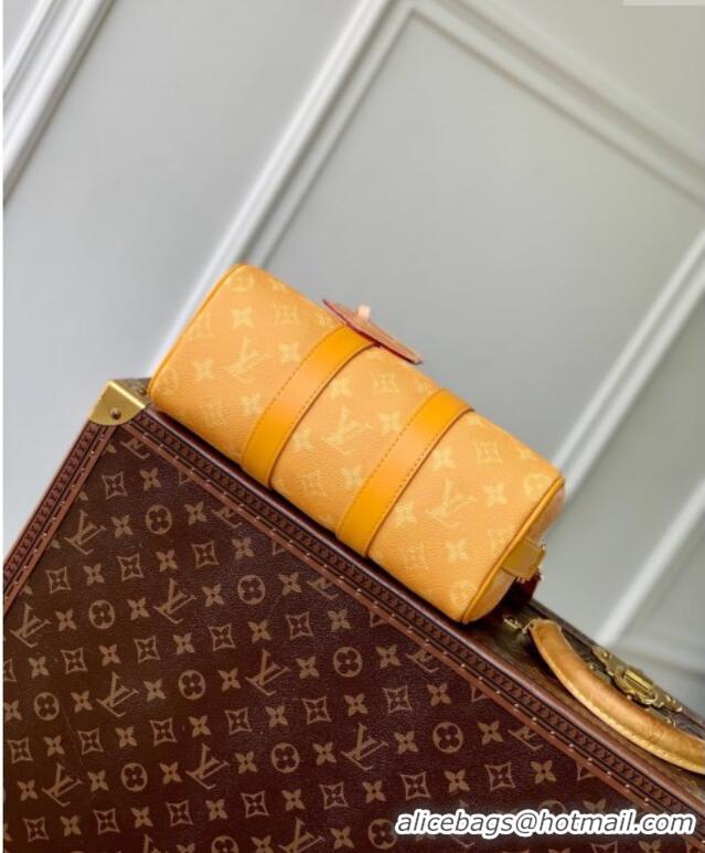 Famous Brand Louis Vuitton Keepall Bandouliere 25 Bag in Yellow Monogram Heritage Canvas M13166 2024