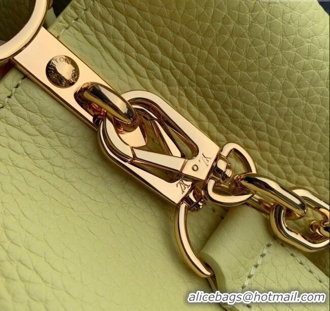 Trendy Design Louis Vuitton Capucines Mini Bag in Taurillon Leather M25232 Sun Beam Yellow 2024