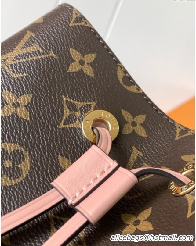 Good Product Louis Vuitton NeoNoe MM Bucket Bag in Monogram Canvas M44022 Pink 2024