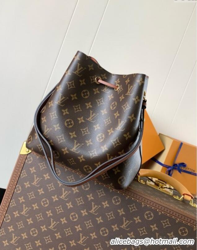 Big Discount Louis Vuitton NeoNoe MM Bucket Bag in Monogram Canvas M44887 Caramel 2024