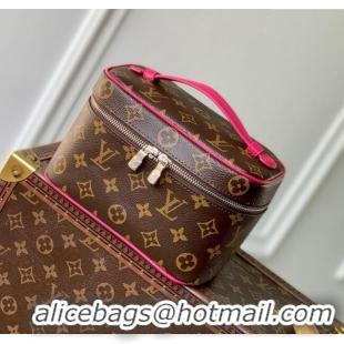 Top Grade Louis Vuitton Nice Mini Vanity Case in Monogram Canvas M12650 Pondichery Pink 2025