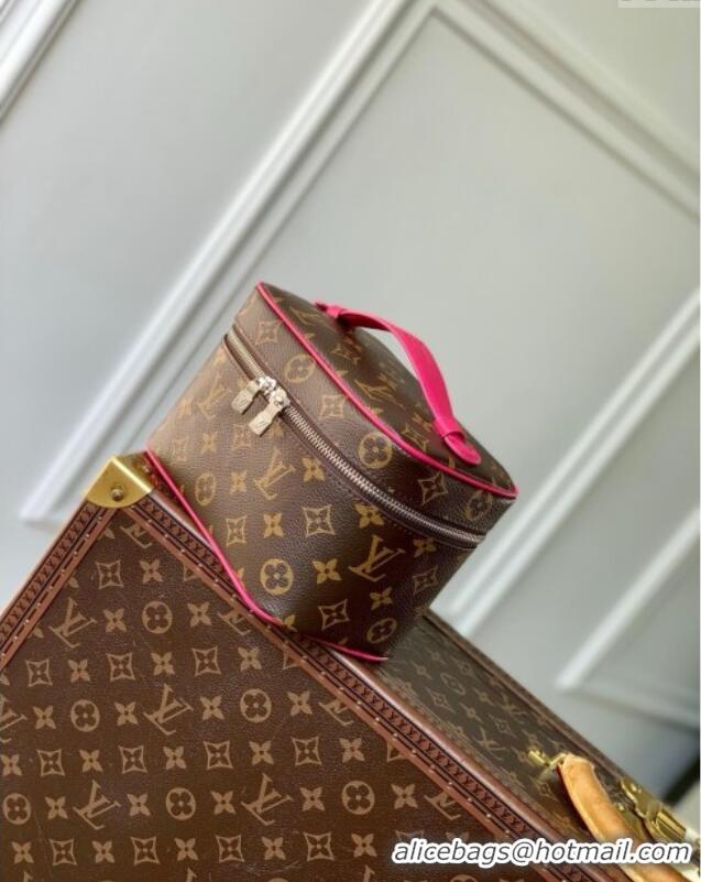 Top Grade Louis Vuitton Nice Mini Vanity Case in Monogram Canvas M12650 Pondichery Pink 2025