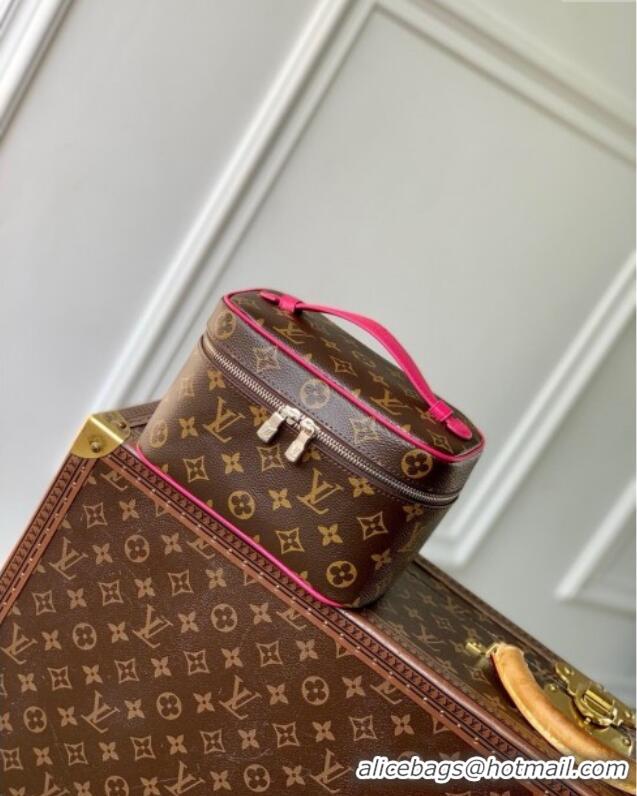 Top Grade Louis Vuitton Nice Mini Vanity Case in Monogram Canvas M12650 Pondichery Pink 2025