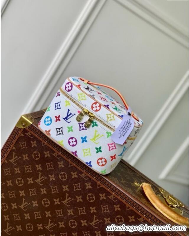 Best Price Louis Vuitton LV x TM Nice Mini Vanity Case in Multicolored Monogram Canvas M13747 White 2025