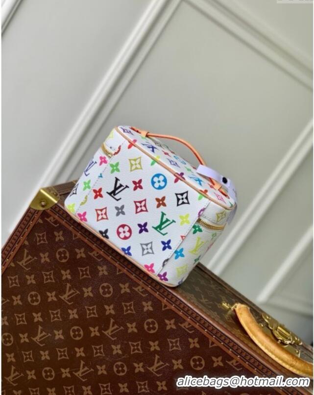 Best Price Louis Vuitton LV x TM Nice Mini Vanity Case in Multicolored Monogram Canvas M13747 White 2025