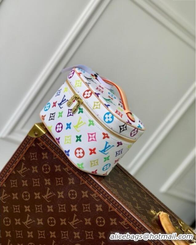 Best Price Louis Vuitton LV x TM Nice Mini Vanity Case in Multicolored Monogram Canvas M13747 White 2025