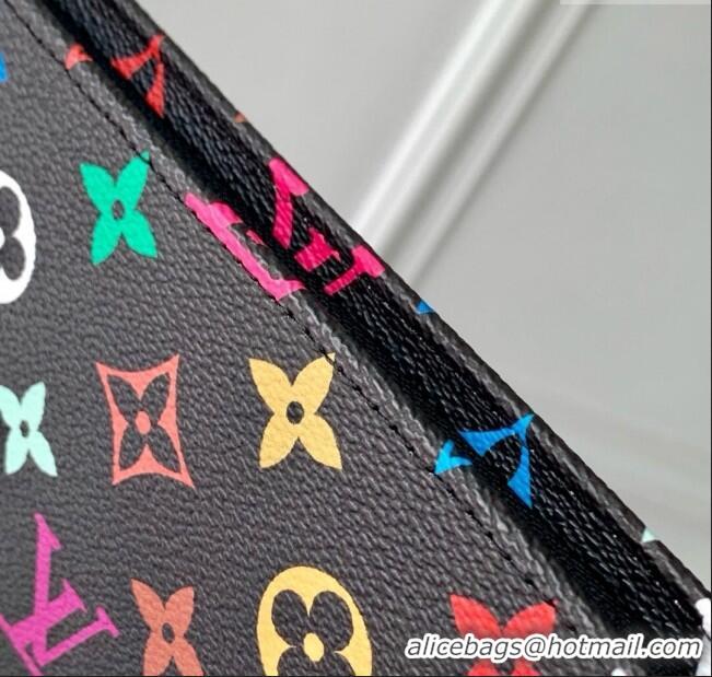 Famous Brand Louis Vuitton LV x TM Toiletry Pouch in Multicolored Monogram Canvas M13746 Black 2025