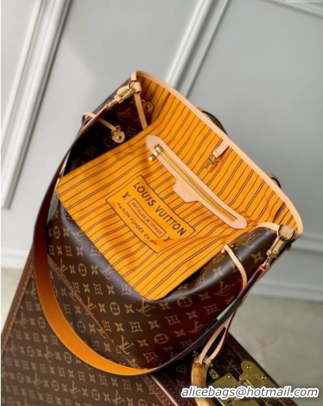 Top Quality Louis Vuitton Neverfull Inside Out MM Tote Bag M11947 Monogram Canvas/Yellow 2024