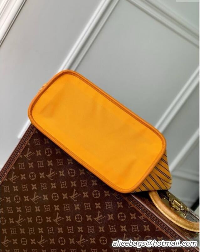 Top Quality Louis Vuitton Neverfull Inside Out MM Tote Bag M11947 Monogram Canvas/Yellow 2024