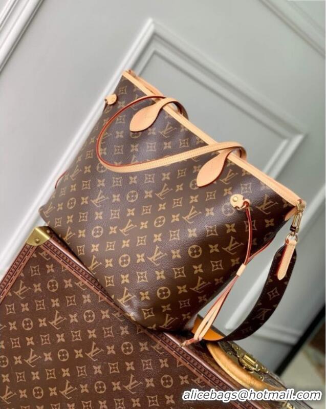 Top Quality Louis Vuitton Neverfull Inside Out MM Tote Bag M11947 Monogram Canvas/Yellow 2024