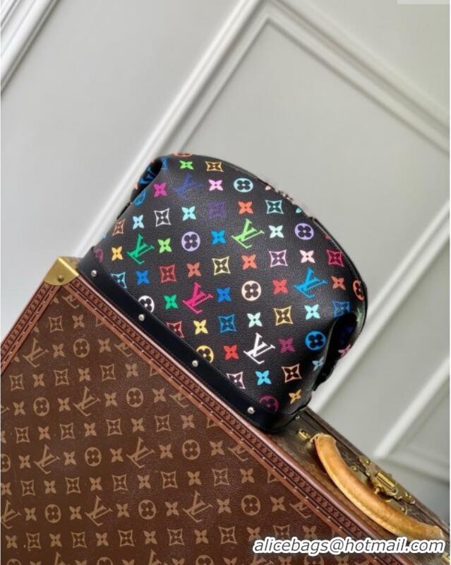 Top Quality Louis Vuitton LV x TM Cosmetic Pouch GM in Multicolored Canvas M3743 Black 2025