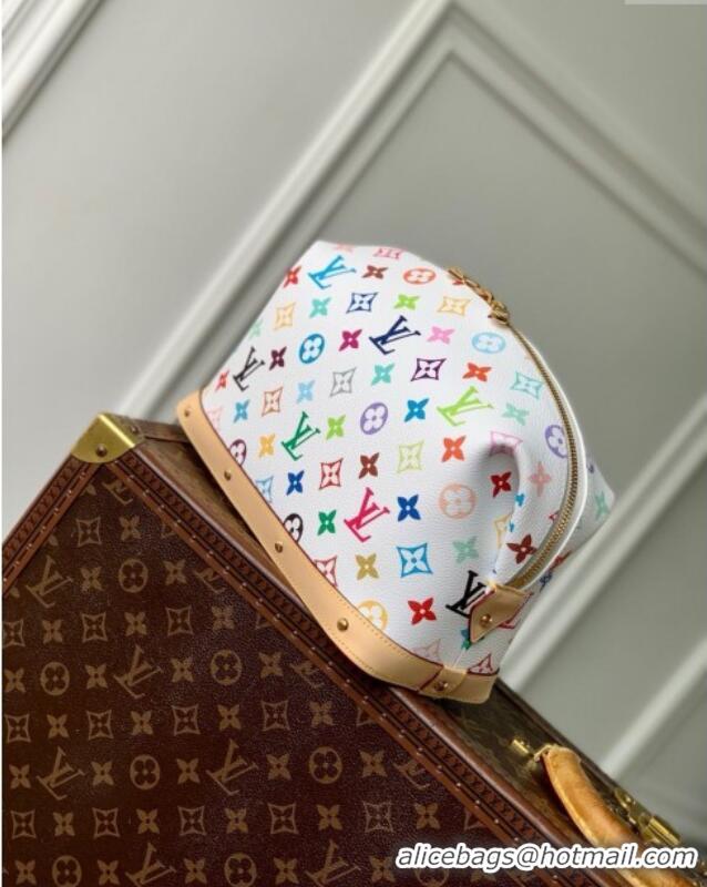 High Quality Louis Vuitton LV x TM Cosmetic Pouch GM in Multicolored Canvas M3743 White 2025