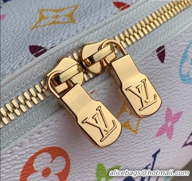 High Quality Louis Vuitton LV x TM Cosmetic Pouch GM in Multicolored Canvas M3743 White 2025