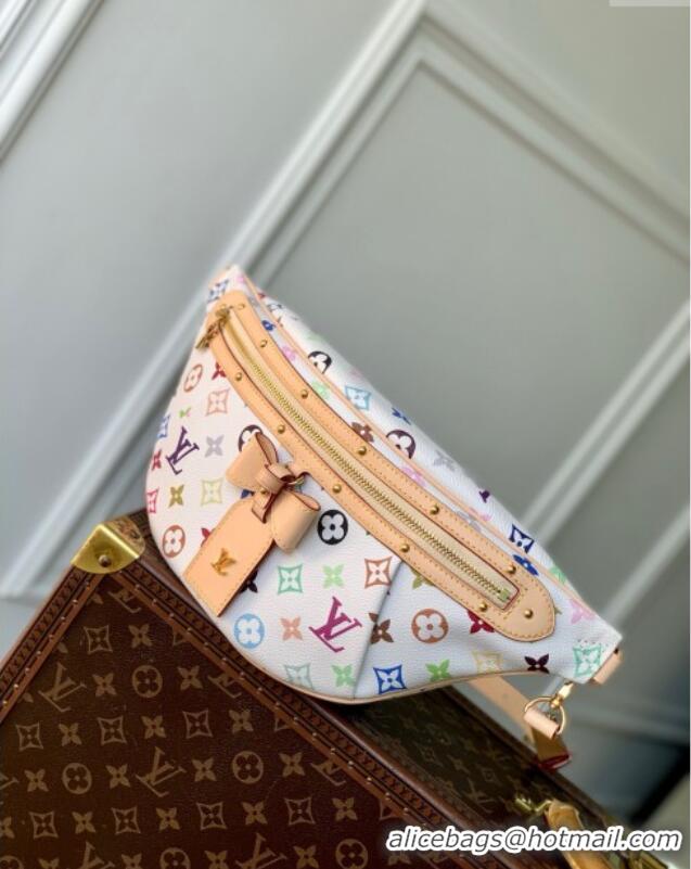 Trendy Design Louis Vuitton LV x TM High Rise Bumbag in Multicolored Monogram Canvas M13660 White 2025