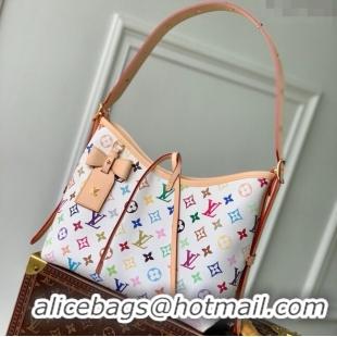 Most Popular Louis Vuitton LV x TM CarryAll PM Bag in Multicolored Monogram Canvas M13661 White 2025