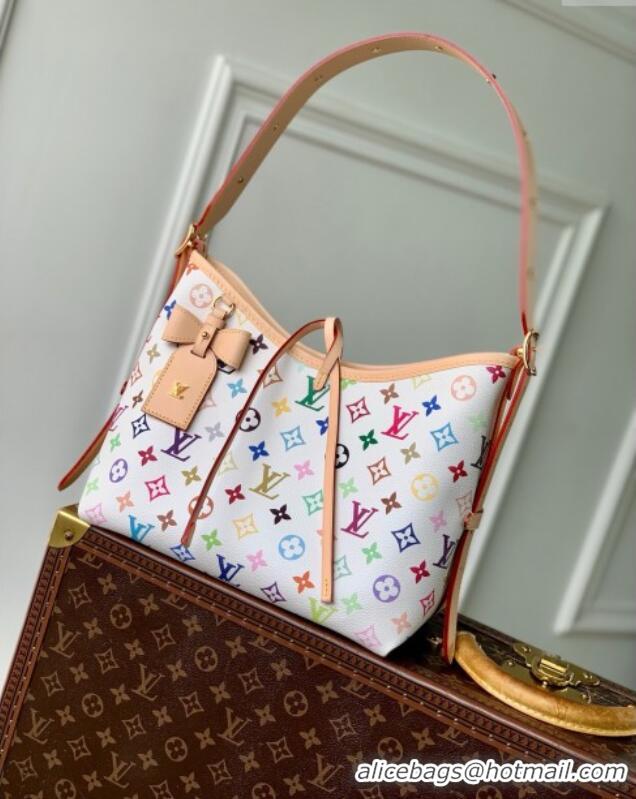 Most Popular Louis Vuitton LV x TM CarryAll PM Bag in Multicolored Monogram Canvas M13661 White 2025