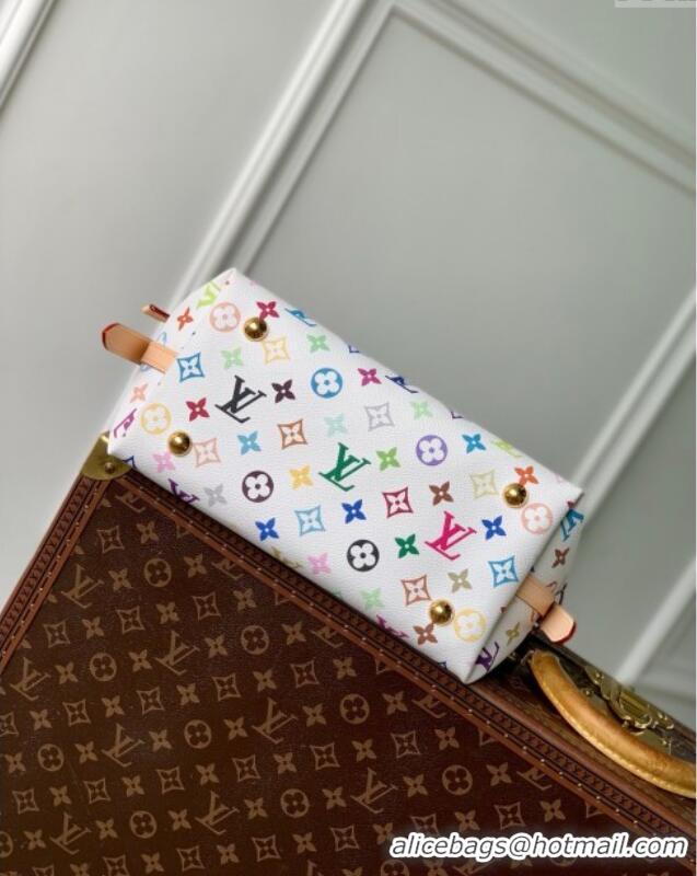 Most Popular Louis Vuitton LV x TM CarryAll PM Bag in Multicolored Monogram Canvas M13661 White 2025